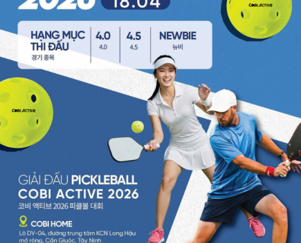 MIIRACER CHÀO ĐÓN GIẢI ĐẤU COBI ACTIVE PICKLEBALL TOURNAMENT 2026