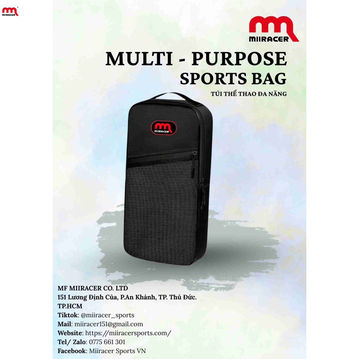 Túi đựng vợt Pickleball Miiracer PK1