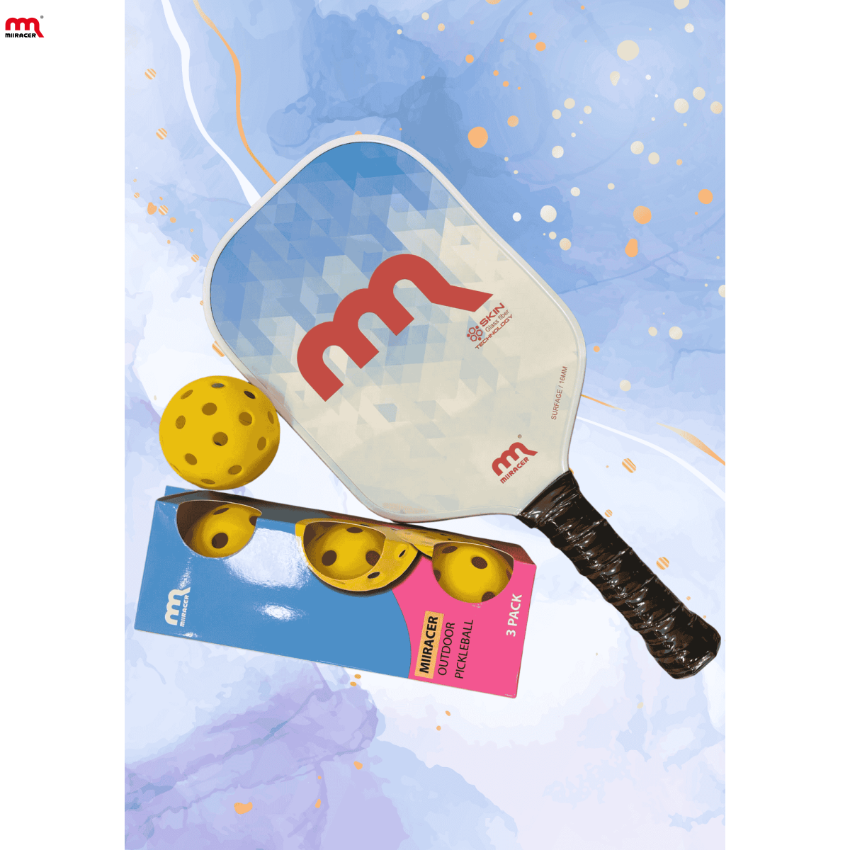 VỢT PICKLEBALL MIIRACER - WHITE