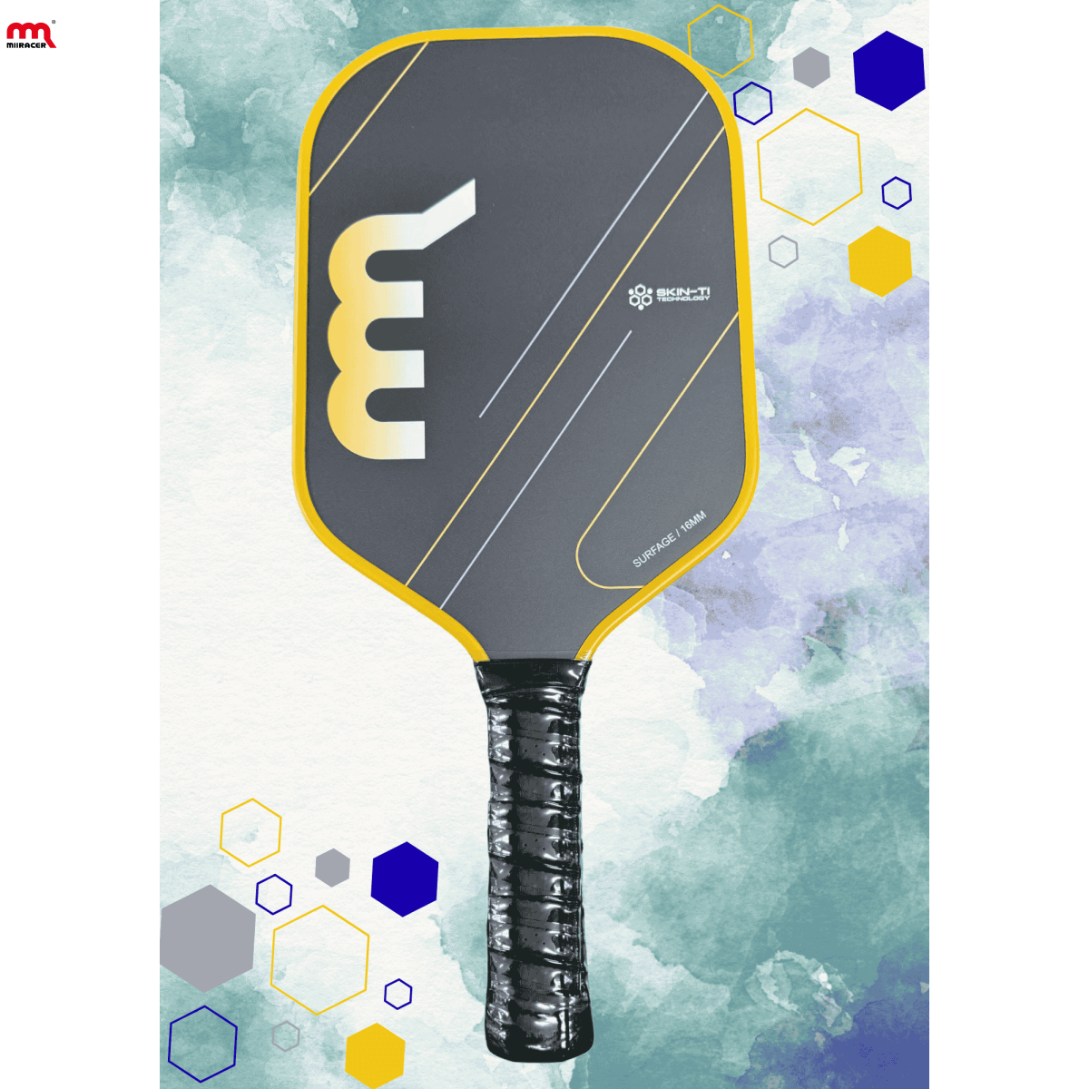 VỢT PICKLEBALL MIIRACER - BLACK YELLOW 