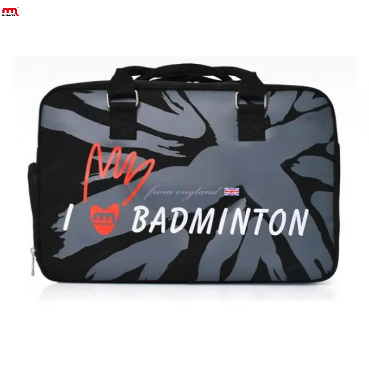 Túi Cầu Lông Miiracer Cross - Xám Đen