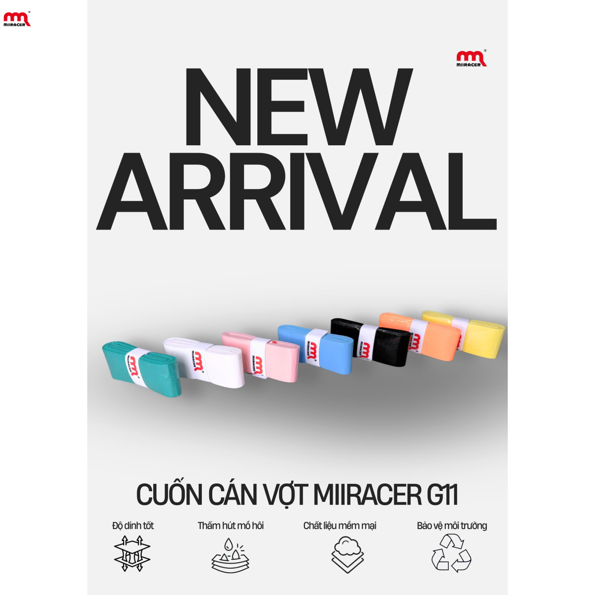 [NEW] CUỐN CÁN CẦU LÔNG MIIRACER G11