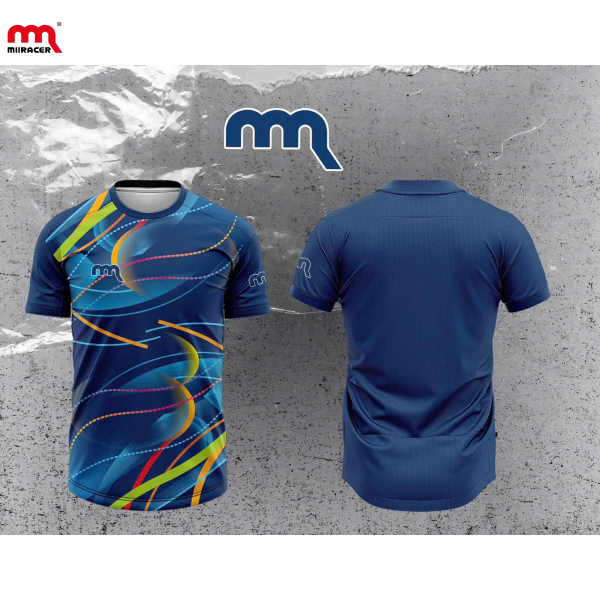 Áo Cầu Lông Miiracer Xanh Đen