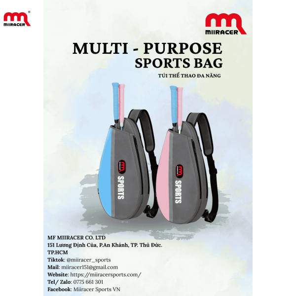 Túi đeo chéo CL3 - Bara Collection Hồng/Xanh