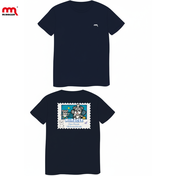 Áo thun Cotton Miiracer màu xanh đen - Bara Collection