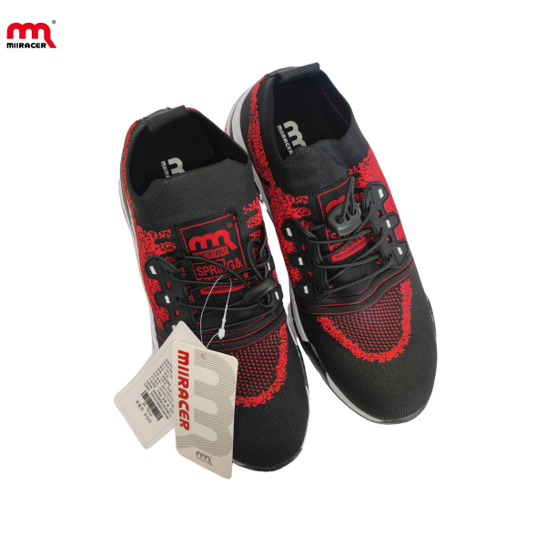 Giày Chạy Bộ Màu Đỏ Đen MX-184